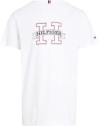 Tommy Hilfiger H Print Regular TEE SS Str 16 år / 176 cm - White Kortæ...