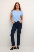 Kaffe Kavicky Straight Kvinde Dark Blue Denim Straight Jeans Straight ...