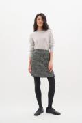 InWear Kielaiw Skirt Kvinde Black / White Korte Nederdele Str 38 - hos...