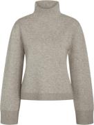 Bruuns Bazaar Simonabbada Knit Kvinde Beige Melange Sweaters Str L - P...