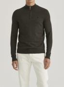 Morris Stockholm Merino John Zip / 88 Brown / S Mand Brown Sweaters St...