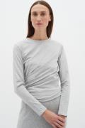 InWear Colleniw LS Kvinde Granite Melange Langærmede T-shirts Str XS -...