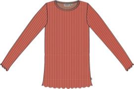 Wheat Langærmet Rib Tshirt Reese Str 3 år / 98 cm - Candy Red Langærme...