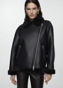 MANGO Jacket. - Adri Kvinde Black Overgangsjakker Str L - hos Magasin