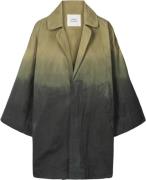 Rabens Saloner Flow Drill Oversize Jacket Jacqli Kvinde Army Combo Ove...