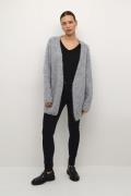 Culture Cubrava Cardigan Kvinde Light Grey Melange Cardigans Str S/M -...