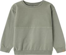 Lil' Atelier Nmmomads LS Nreg Sweat LIL Str 92 - Seagrass Sweatshirts ...