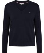 Tommy Hilfiger CO Jersey Stitch VNK Sweater Kvinde Desert Sky Sweaters...