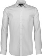 Lindbergh Plain Fine Twill Shirt LS Mand White Langærmede Skjorter Str...