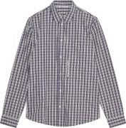 Wood Wood Wwaster Fun Pinstripe Shirt Mand Dad Check Langærmede Skjort...