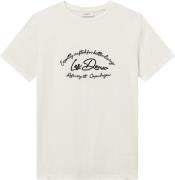 Les Deux Camden Tshirt Mand Light Ivory/black Kortærmede T-shirts Str ...