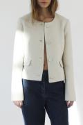 Designers Remix Amalia Button Jacket Kvinde Sand Overgangsjakker Str 4...