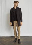 Bruun & Stengade BS Portmore Slim Fit Coat Mand Charcoal Overgangsjakk...