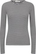 Sofie Schnoor Tshirt Long Sleeve Kvinde Navy Striped Langærmede T-shir...