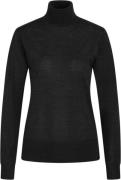 Bruuns Bazaar Charlenebbroll Neck Knit Kvinde Black Sweaters Str L - h...