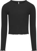 ONLY Kognella L/S Oneck TOP JRS Noos Str 134/140 - Sort Langærmede T-s...