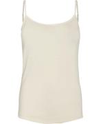 JBS of Denmark Top med Smal Strop Kvinde Ivory Tanktoppe Str L - Silke...