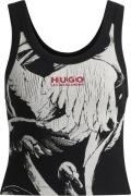 HUGO Deniz_LB Kvinde Sort Tanktoppe Str L - hos Magasin