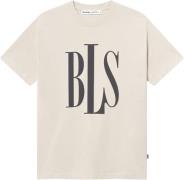 BLS Hafnia Henry Tshirt Mand Sand Kortærmede T-shirts Regular Fit Str ...