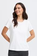 Fransa Fxgarine TEE 1 Kvinde Blanc De Blanc Kortærmede T-shirts Regula...