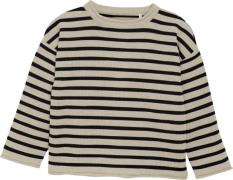 Huttelihut Pullover Stripe Wool Knit Str 128 - Dark Navy Langærmede T-...