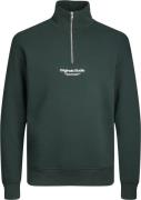 Jack & Jones Jorvesterbro Sweat Quarter ZIP HN S Str L - Magical Fores...