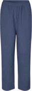 Lollys Laundry Billll Pants Kvinde Dark Blue Bukser Med Smalle Ben Str...