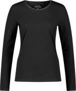 Gerry Weber Tshirt 1/2 Sleeve Kvinde Black Kortærmede T-shirts Str 40 ...