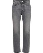 Levi's 501 Crop HIT THE Road BB Kvinde Sort Straight Jeans Str W27/L30...