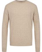 Sand 5600 Iq Mand Ecru/light Sand Sweaters Str L - hos Magasin