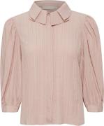 Karen by Simonsen Frostykb Blouse Kvinde Rose Dust Langærmede Bluser R...