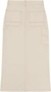 Woodbird Wbpander Denim Skirt Kvinde Off White Midi Nederdele Str L De...