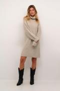 Cream Crpumpkin Knit Dress Kvinde Ancient Scroll Korte Kjoler Str L - ...