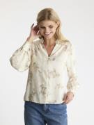 Neo Noir Massima Soft Blossom Blouse Kvinde Creme Langærmede Bluser St...