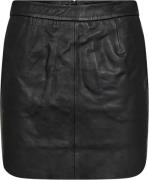 IVY Copenhagen Ivykylie Leather Mini Skirt Kvinde Black Midi Nederdele...