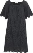 Sorbet Sbmilea Dress Kvinde Jet Black Midi Kjoler Str L - hos Magasin