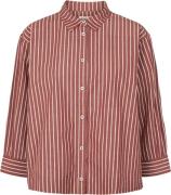 esmé studios Esgry Short Shirt Gots Kvinde Roasted Russet Langærmede B...