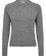 Marella Cutter Kvinde Melange Grey Sweaters Str L - Uld hos Magasin