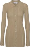 REMAIN Knit Fitted Cardigan Kvinde Incense Beige Cardigans Str 36 - ho...