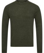 Christian Berg Tanguy Cneck Mand Thyme Mel. Sweaters Str L - hos Magas...