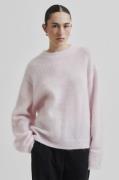 Second Female Brook Mohair Blend Knit Drop Shoulder Oneck Kvinde Festi...