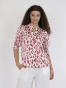 Neo Noir Diana Vibrant Blouse Kvinde Pink Kortærmede Bluser Str 40 - h...