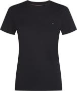 Tommy Hilfiger Heritage Crew Neck TEE Kvinde Masters Black Kortærmede ...