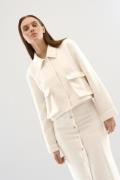 Karen by Simonsen Kbpepper Jacket Kvinde Egret Overgangsjakker Str 40 ...