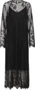 Gestuz Laicagz Dress Kvinde Black Midi Kjoler Str 40 - hos Magasin