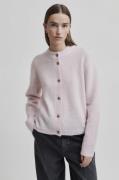 Second Female Brook Mohair Blend Knit Plain Cardigan Kvinde Festival B...