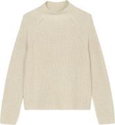 Marc O’Polo Pullover, Longsleeve, Standup Coll Kvinde Sandy Melange Sw...