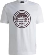 BOSS Cthompson 400_PS Mand Hvid Kortærmede T-shirts Str L - hos Magasi...