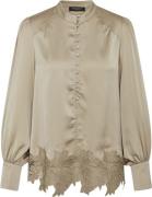 Bruuns Bazaar Acaciabbkatara Blouse Kvinde Plaza Taupe Langærmede Blus...