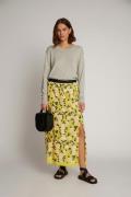 MUNTHE OMI Sequin Skirt Kvinde Lemon Maxi Nederdele Str 40 - hos Magas...